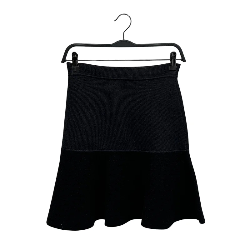 BALENCIAGA/Skirt/36/Cotton/BLK/ leather skirt bold