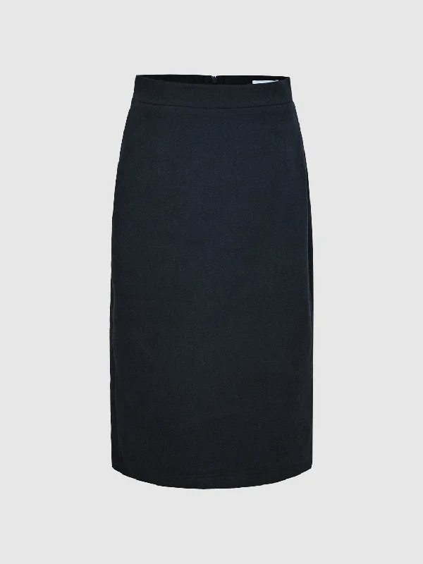 Midi Straight Skirt maxi skirt elegant