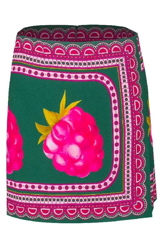 Foulard Mini Skirt - Lamponi wool skirt sturdy