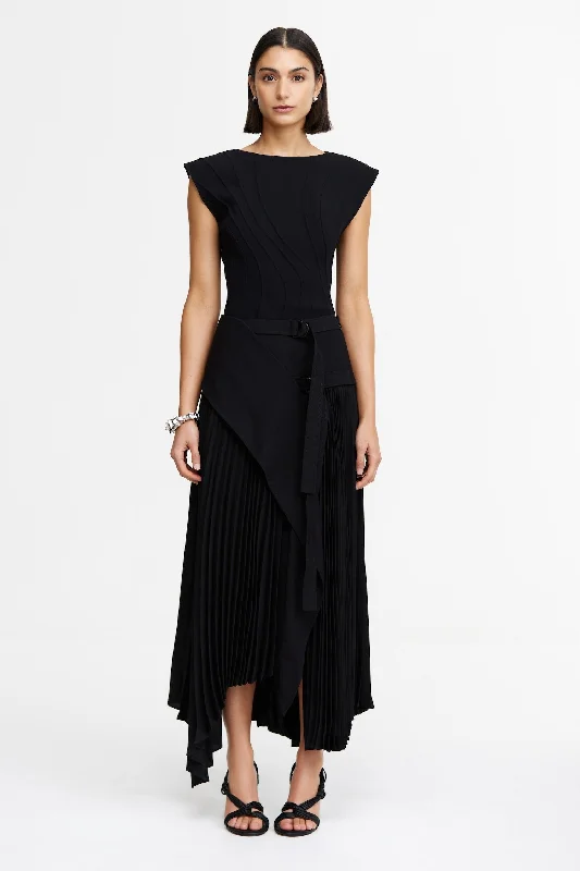 MOSTON SKIRT ribbed skirt waist