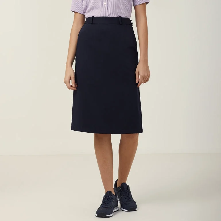 NNT Uniforms P/V Gaberdine Secret Waist Skirt (CAT2QL) leather skirt durable