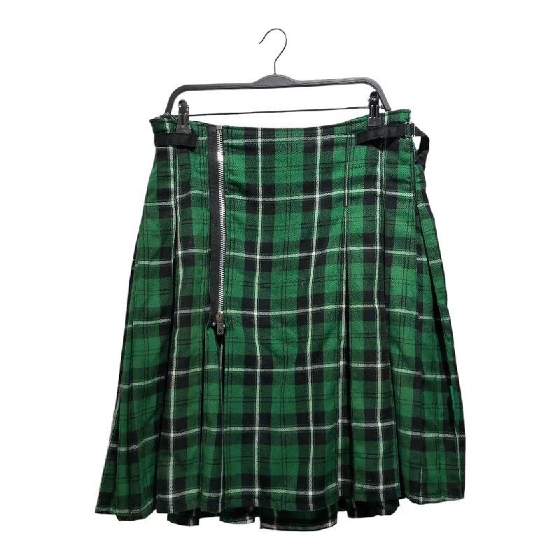 TRIPP NYC/Skirt/S/Plaid/Cotton/GRN/ leather skirt durable