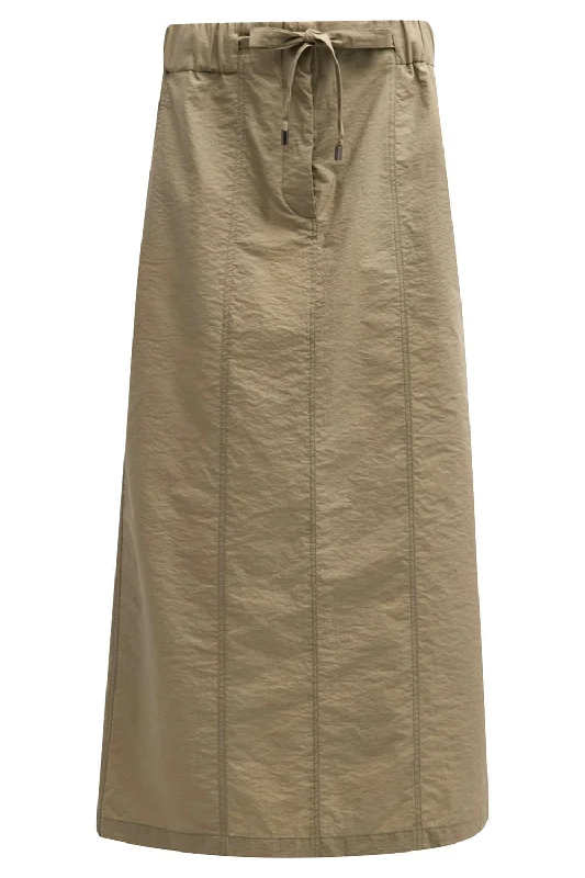 Pull On Midi Skirt cashmere skirt soft