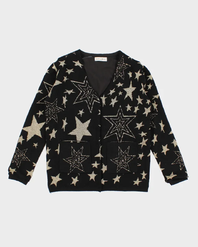 Saint Laurent Knit Star Cardigan - M Welt Pockets Slit Pockets Flap Pockets