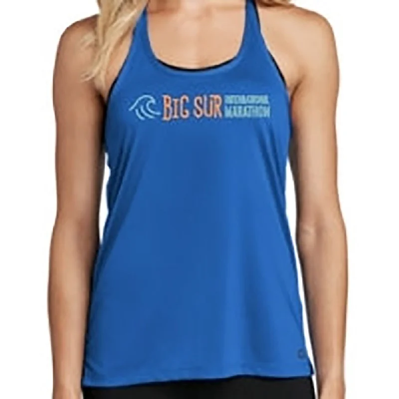 BSIM Women's Mesh Tank -Electric Blue baby blue tank