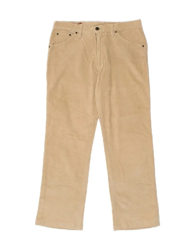 MARLBORO CLASSICS Womens Regular Fit Casual Trousers W30 L27  Beige Trousers Hiking Durable