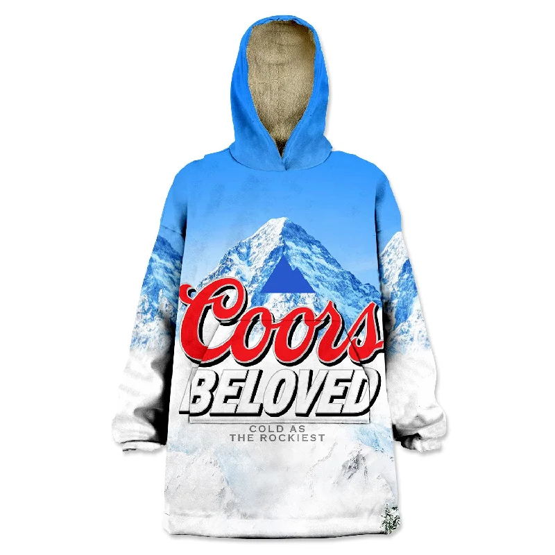 Coors Beloved Wearable Blanket Hoodie Hoodie Dress Longline Feminine