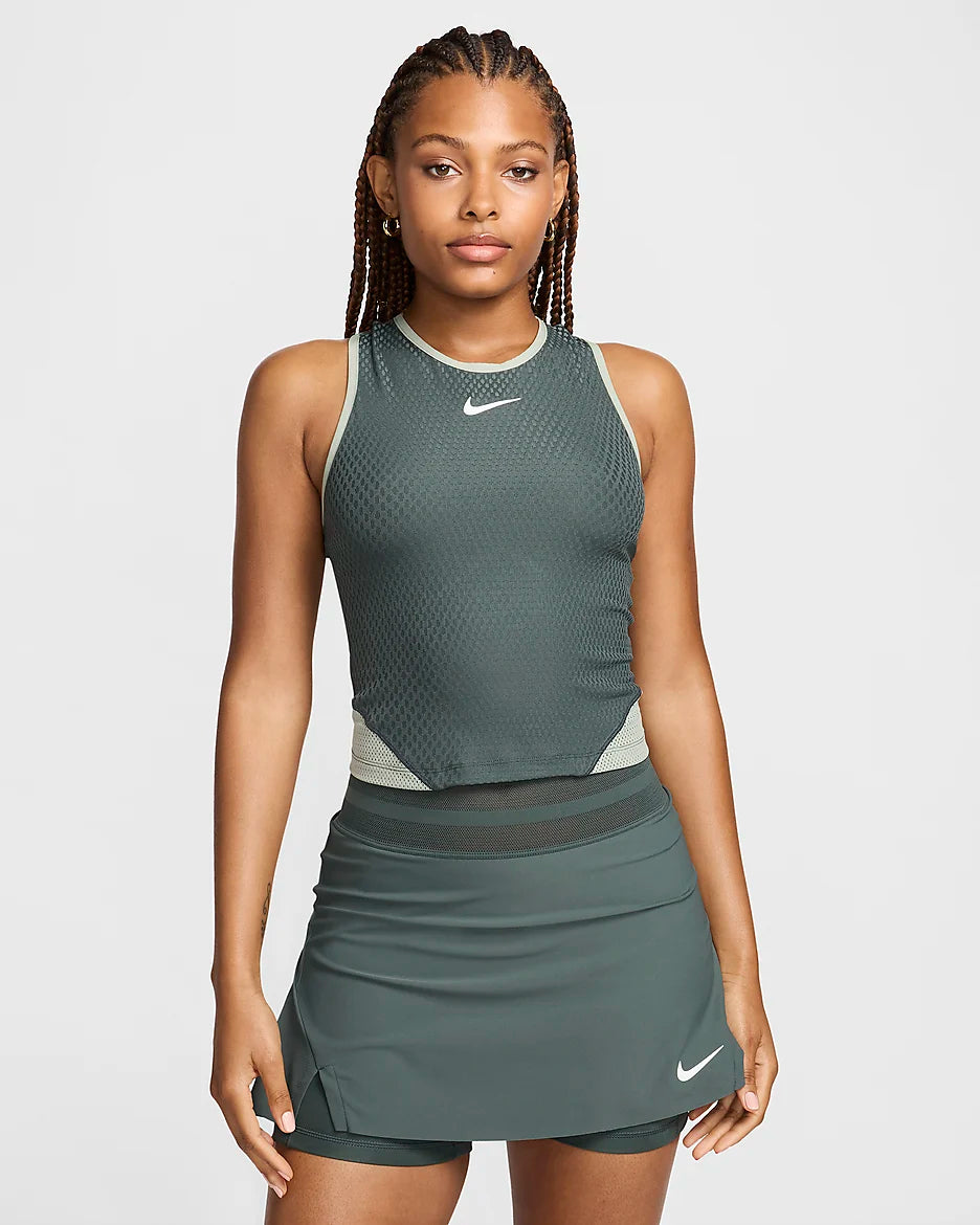 Ladies NikeCourt Dri-Fit Slam NY Tank white tank top