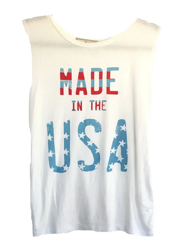 4th & Rose Made In The USA Muscle Tank charcoal tank top