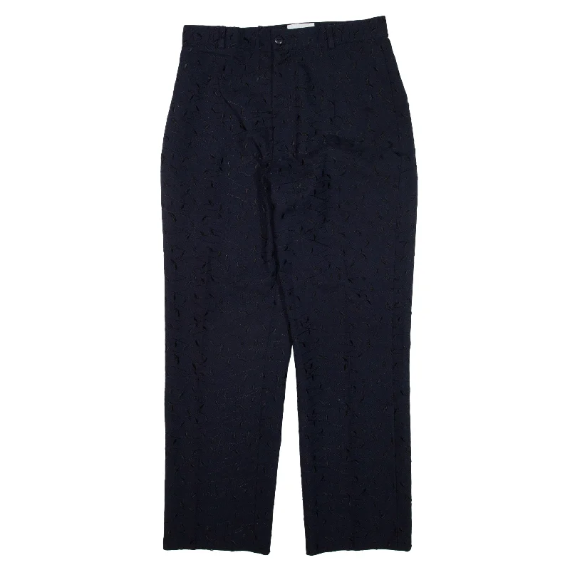 NADIA NARDI Trousers Blue Regular Straight Womens W26 L25 Trousers stylish elegant