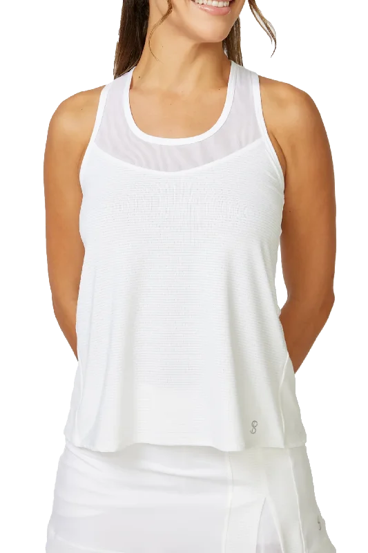 Ladies Sofibella Overlay Tank sleep tank top