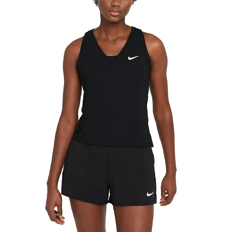 Ladies NikeCourt Victory Logo Tank (Black) sage tank top