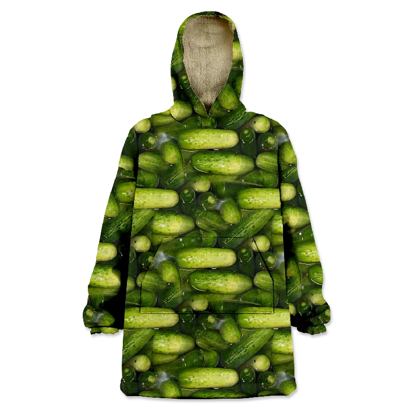 Pickles Wearable Blanket Hoodie Hoodie with Strings Custom Fit Adjustable