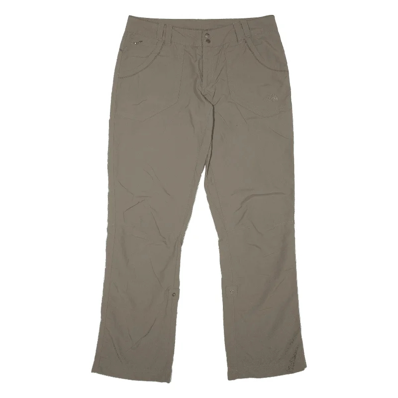 THE NORTH FACE Outdoor Trousers Brown Regular Straight Nylon Womens W32 L31 Trousers sophisticated sleek