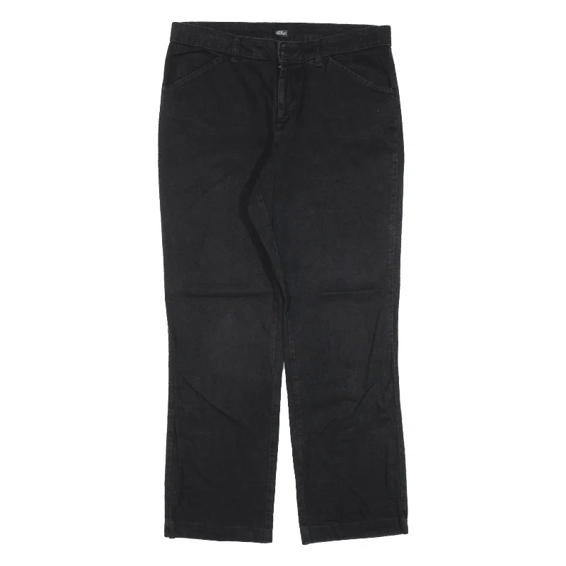 DICKIES Workwear Trousers Black Relaxed Straight Womens W31 L27 Trousers Seasonal Trendy