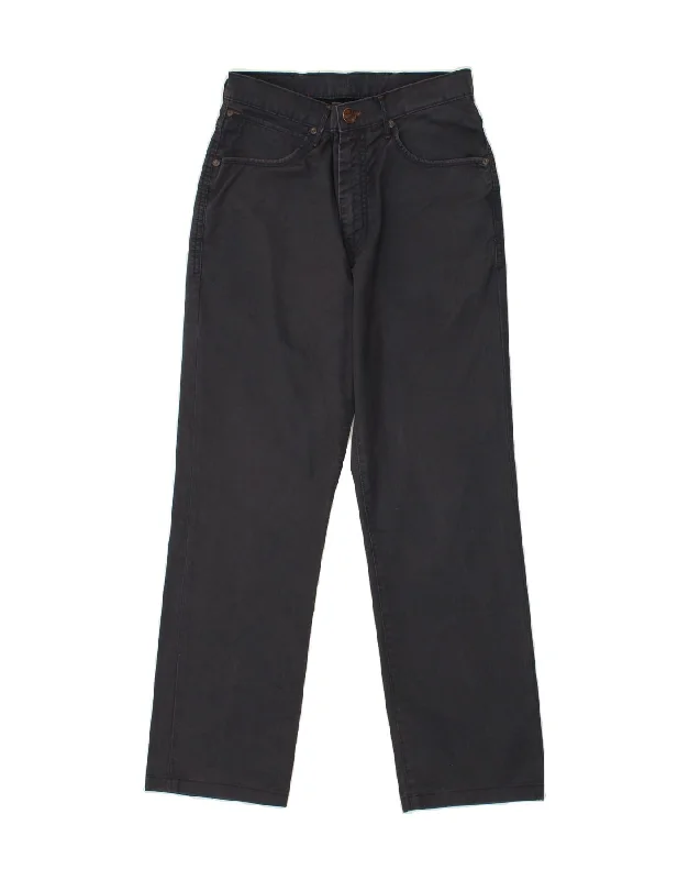 WRANGLER Womens Arizona Straight Casual Trousers W32 L28  Navy Blue Cotton Trousers stylish modern