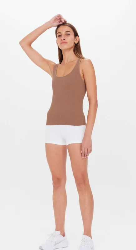 Ladies The Upside Balance Seamless Lenny Tank one shoulder tank