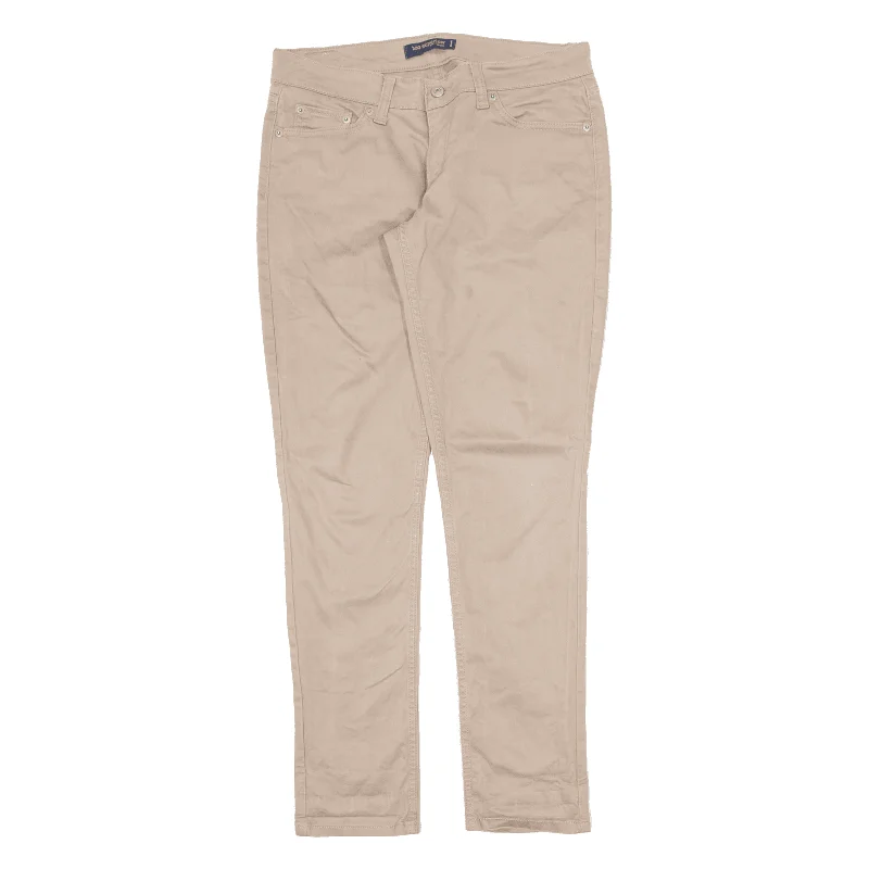 LEVI'S 524 Too Superlow Trousers Beige Slim Tapered Womens W30 L32 Trousers luxurious high-end