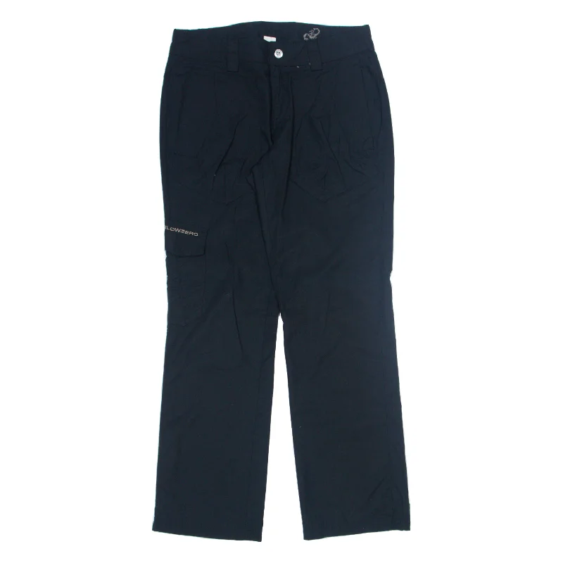 BELOW ZERO Outdoor Trousers Black Regular Straight Womens W32 L32 Trousers versatile all-occasion