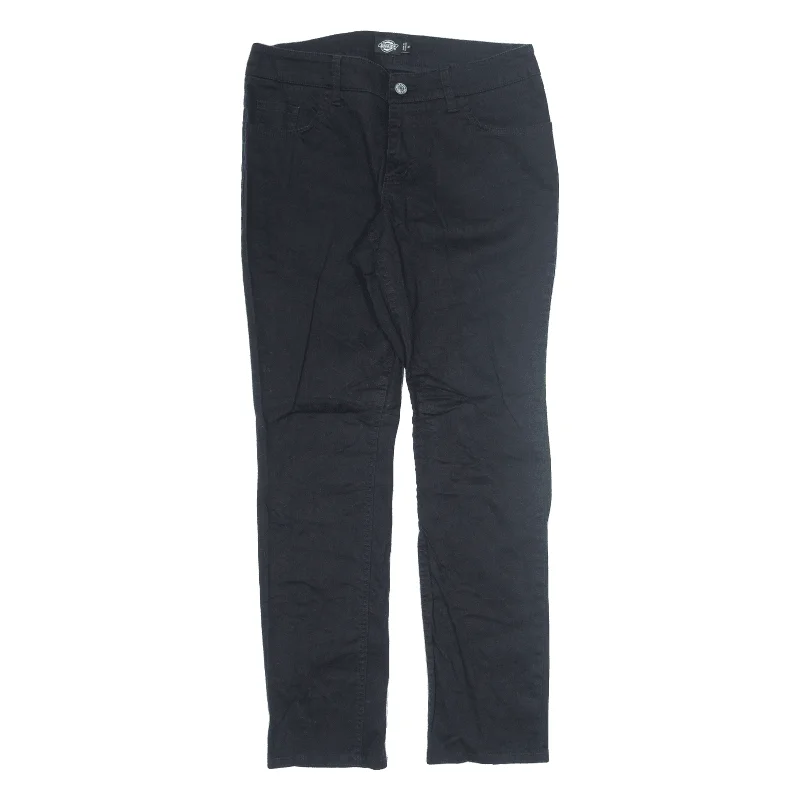 DICKIES Trousers Black Regular Skinny Womens W30 L30 Trousers versatile functional