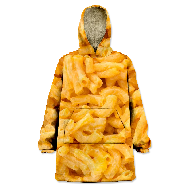 Mac N' Cheese Wearable Blanket Hoodie Hoodie with Print Artistic Unique