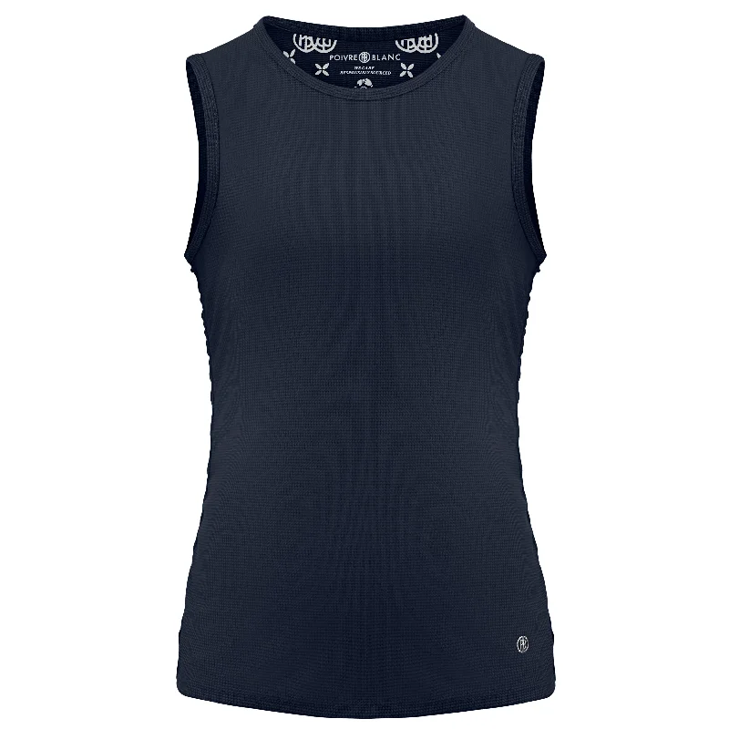 Ladies Poivre Blanc Tank Top (Oxford Blue) soft tank top