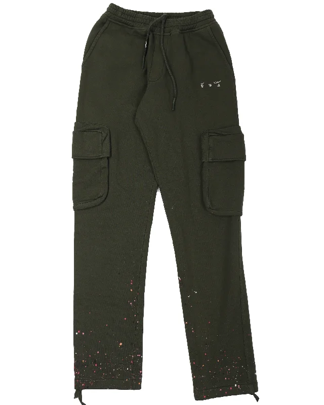 Paint Splatter Track Trousers Trousers Essential Wardrobe