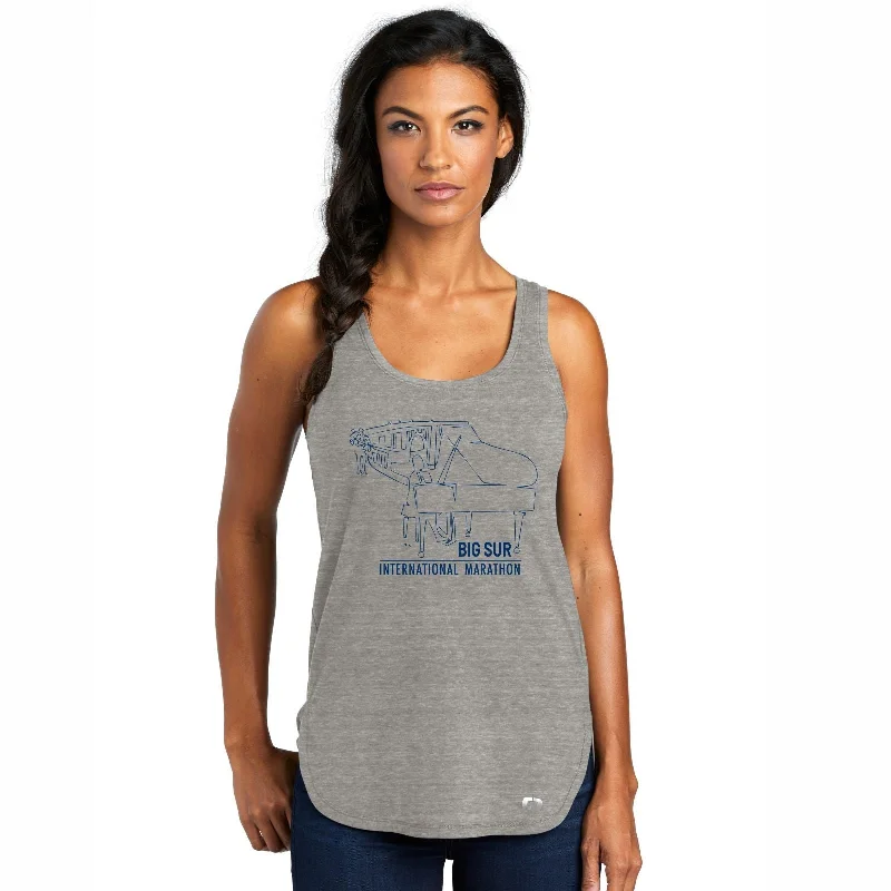 BSIM Women's OGIO Tank -Grey Heather- Piano bold tank top