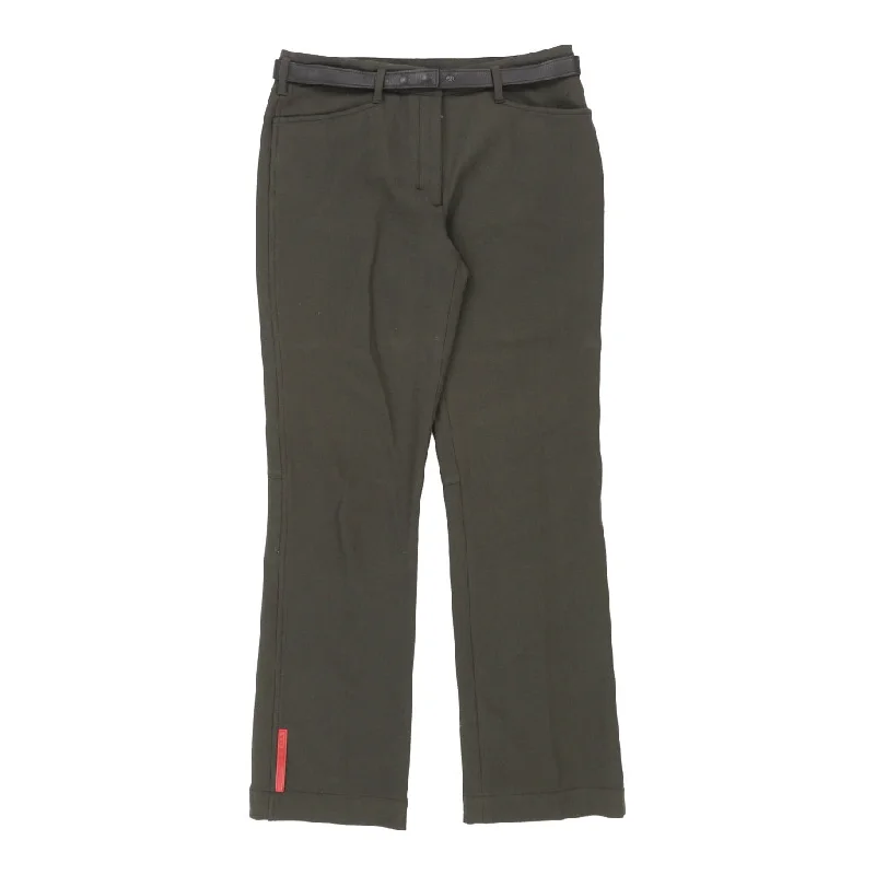 Prada Trousers - 30W UK 10 Grey Wool Blend Trousers Chinos Classic