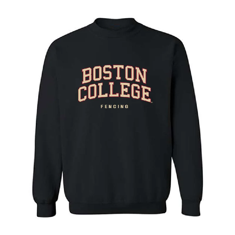 Boston College - NCAA Women's Fencing : Laura Fekete - Classic Shersey Crewneck Sweatshirt Hoodie with Distressed Vintage Worn