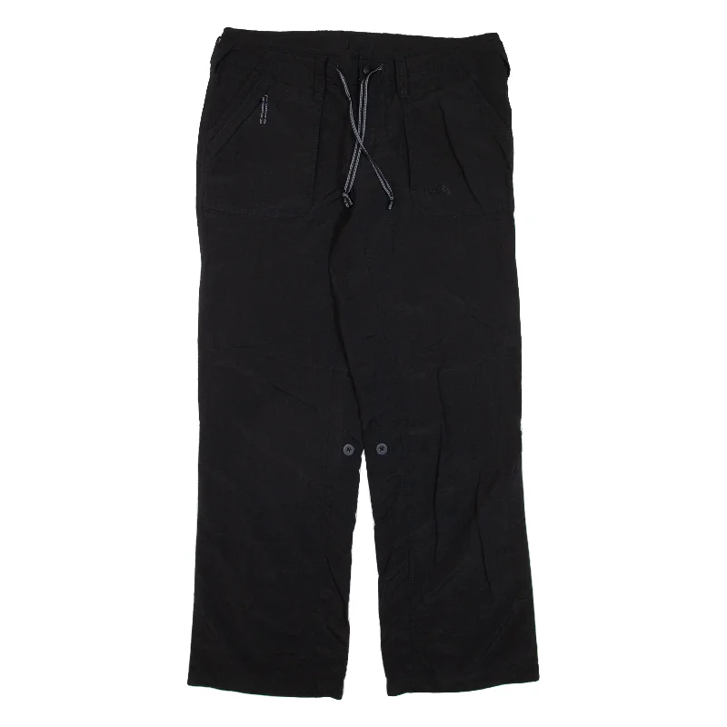 THE NORTH FACE Trousers Black Relaxed Straight Nylon Womens W32 L29 Trousers Top Rated