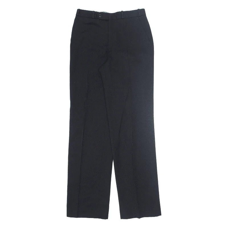 Formal Trousers Black Regular Straight Womens W28 L34 Trousers Top Rated