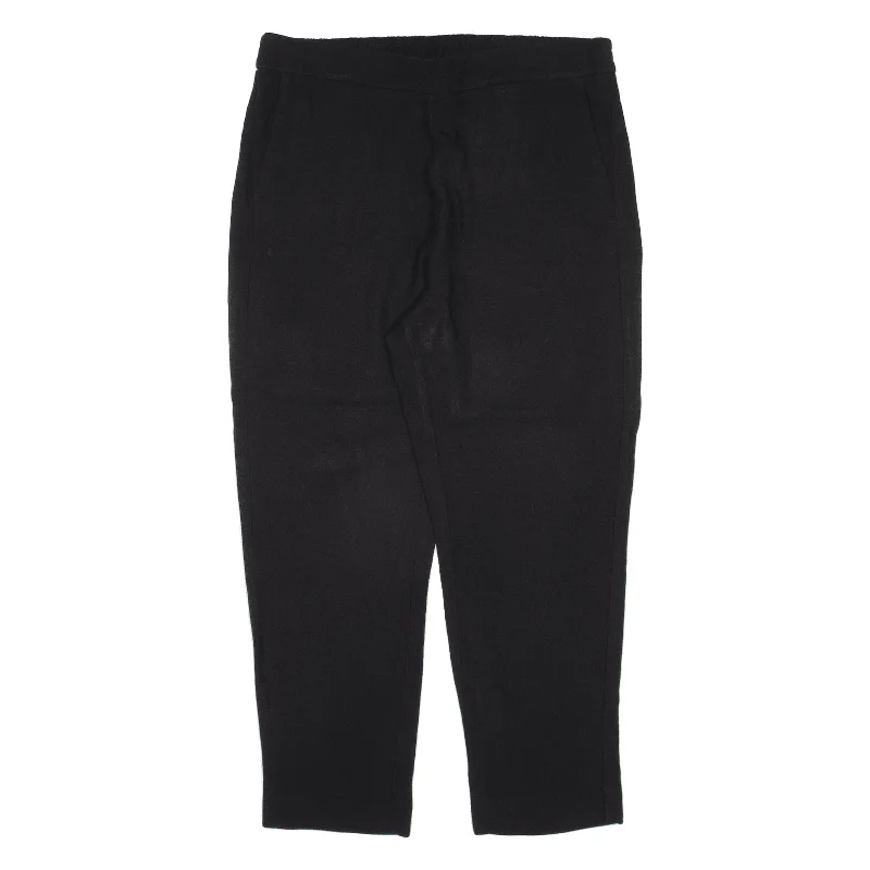 PIAZZA SEMPIONE Trousers Black Regular Tapered Womens W33 L25 Trousers Recommended Stylist