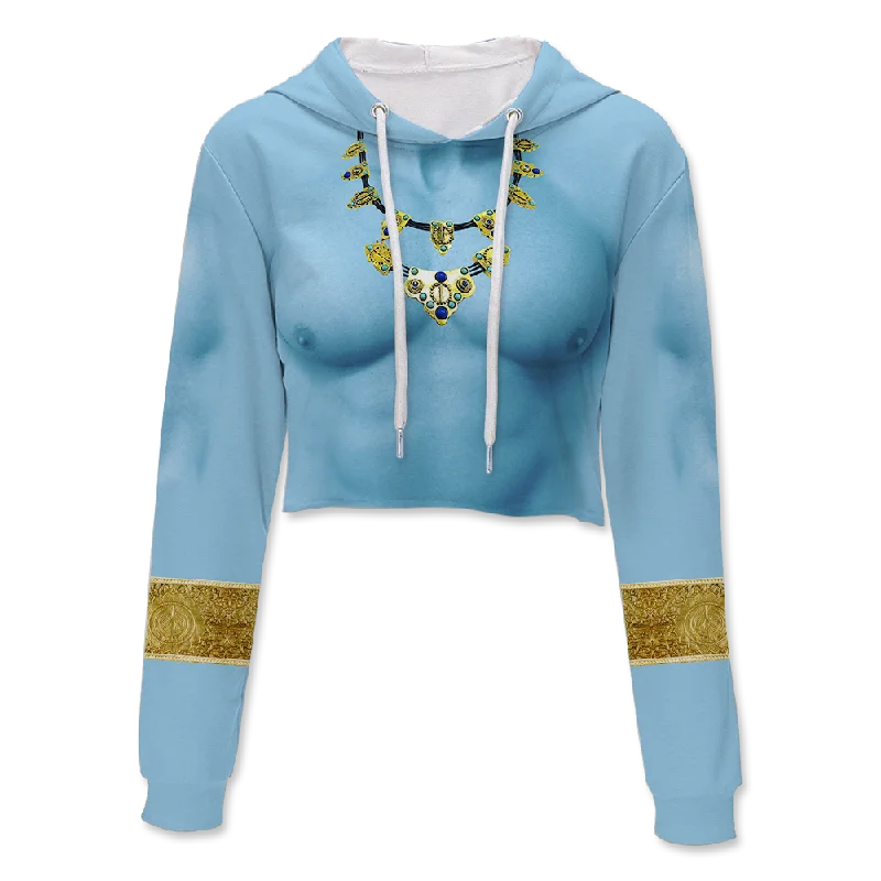 Genie Bod Crop Hoodie Graphic Hoodie Design Print