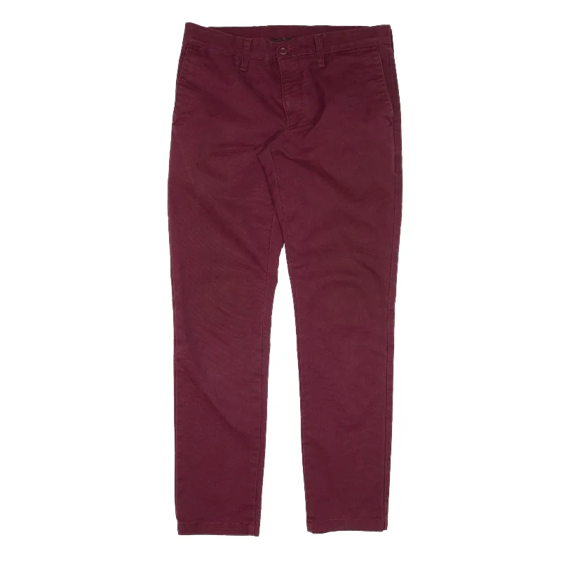 CARHARTT Chino Trousers Purple Slim Straight Womens W32 L32 Trousers Timeless Classic