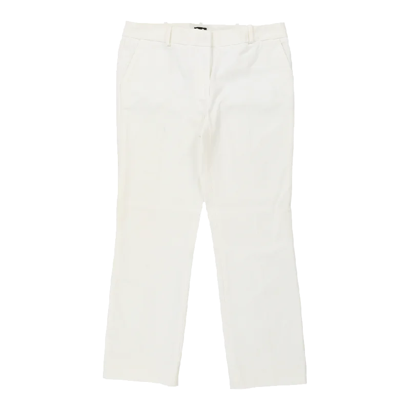 Dolce & Gabbana Trousers - 34W UK 12 White Cotton Trousers Polka Dot Cute