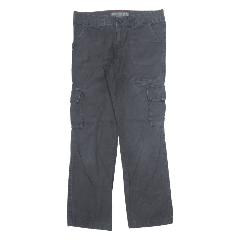 DICKIES Cargo Workwear Trousers Black Relaxed Tapered Womens W30 L30 Trousers sophisticated sleek