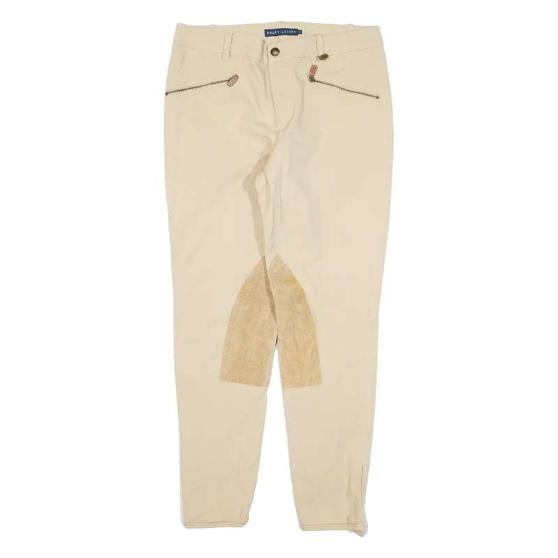 RALPH LAUREN Trousers Beige Regular Tapered Womens W28 L26 Trousers Review Highly