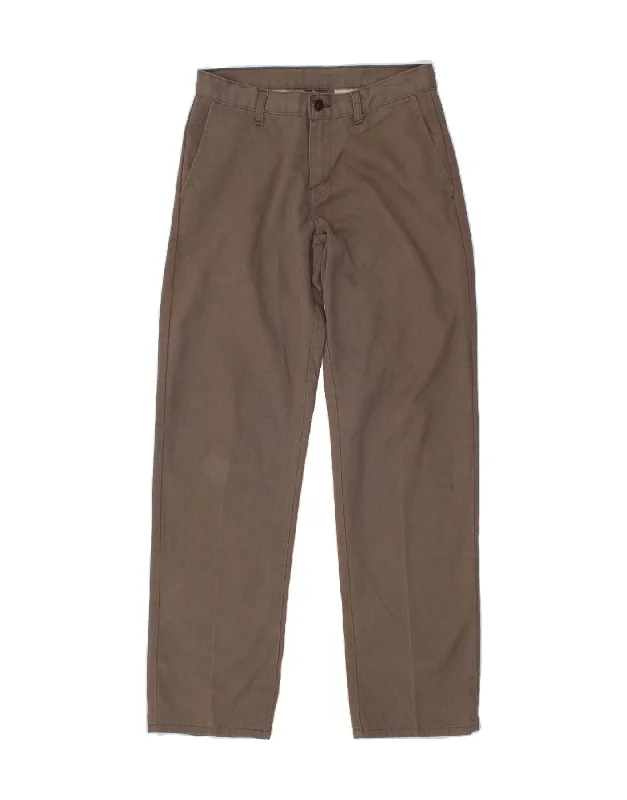 DICKIES Womens Straight Chino Trousers W30 L30  Grey Trousers Designer Luxury