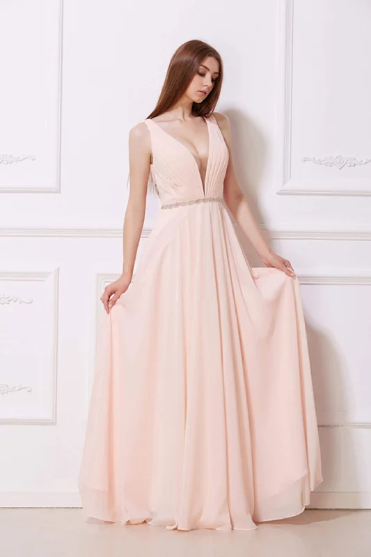 J'Adore Dresses - J12041 Sleeveless Ruched Evening Dress Tunics Evening elegant