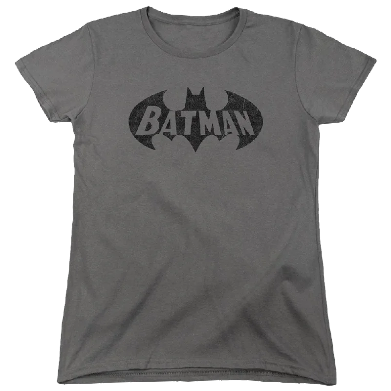 Batman Crackle Bat - Women's T-Shirt Nylon Fabric Polyester Fabric Spandex Fabric