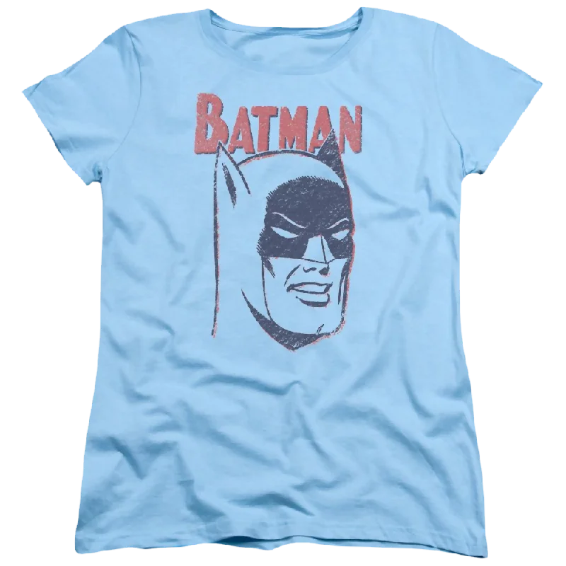 Batman Crayon Man - Women's T-Shirt Solid Color Striped Floral