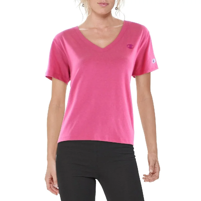 Champion Womens Activewear Fitness Shirts & Tops Lace Blend Ribbed Blend Corduroy Blend