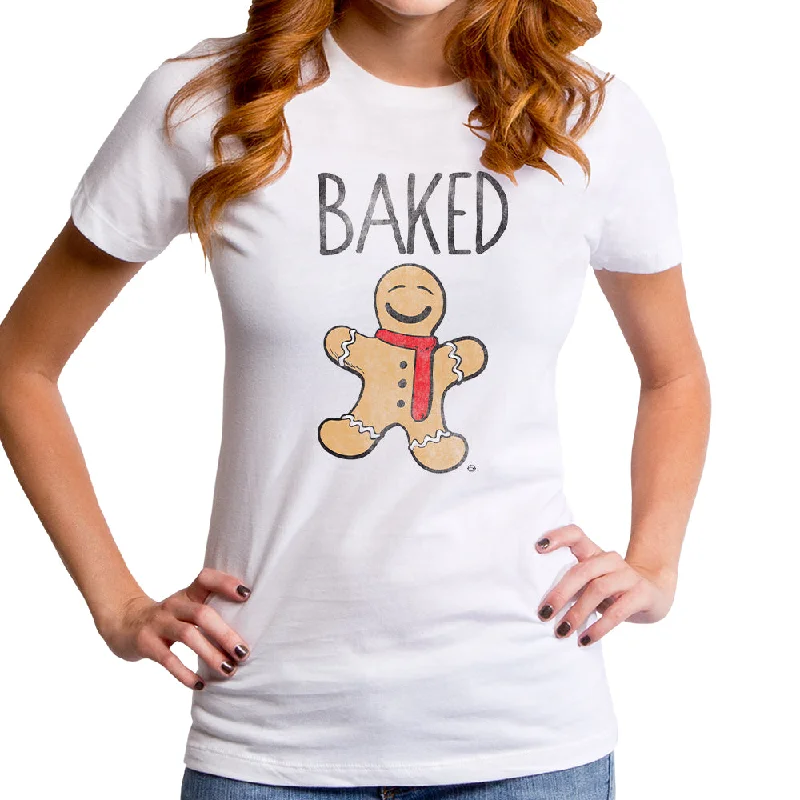 Baked Cookies Women's T-Shirt Silk Blend Satin Velvet