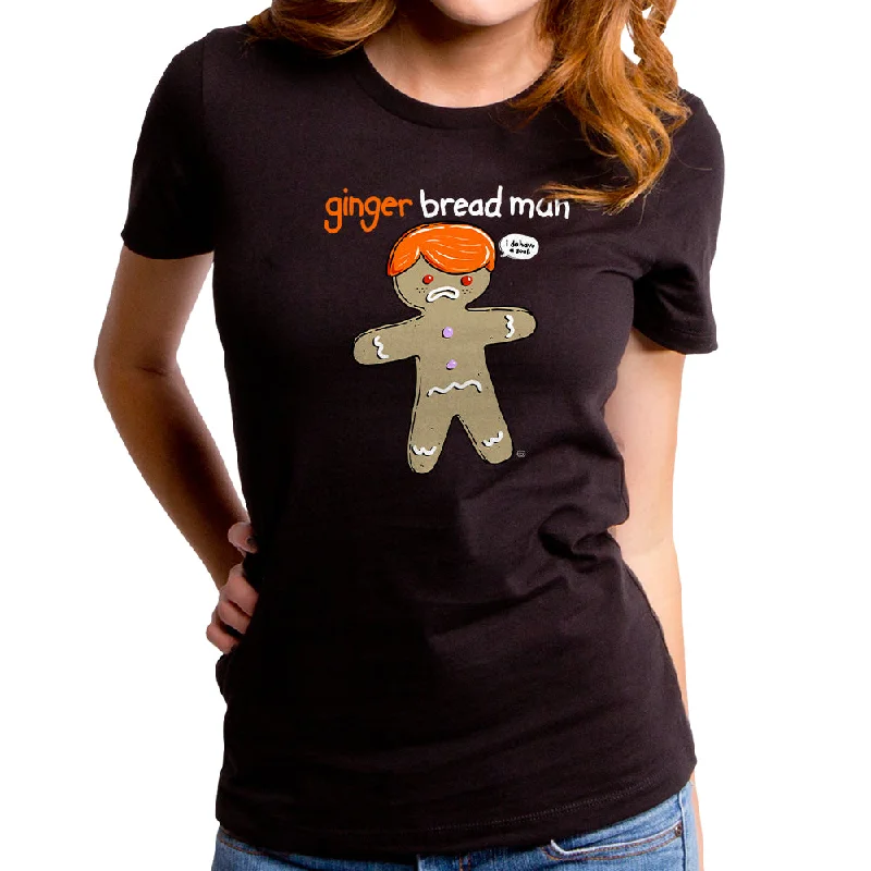 Ginger Bread Man Women's T-Shirt Fashionable Trendy Casual