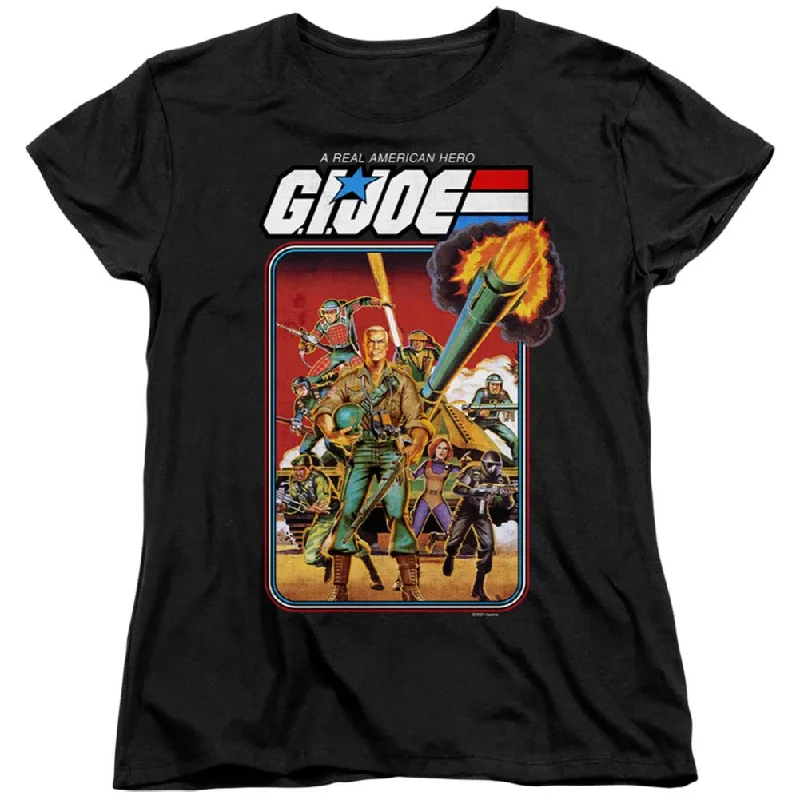 G.I. Joe Hero Group Women's 18/1 Cotton Short-Sleeve T-Shirt Oversized T-Shirt Spandex breathable