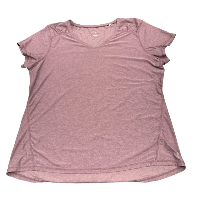 Head Purple Tee Women's Size 2XL Iron Safe Non-Iron Wrinkle Free