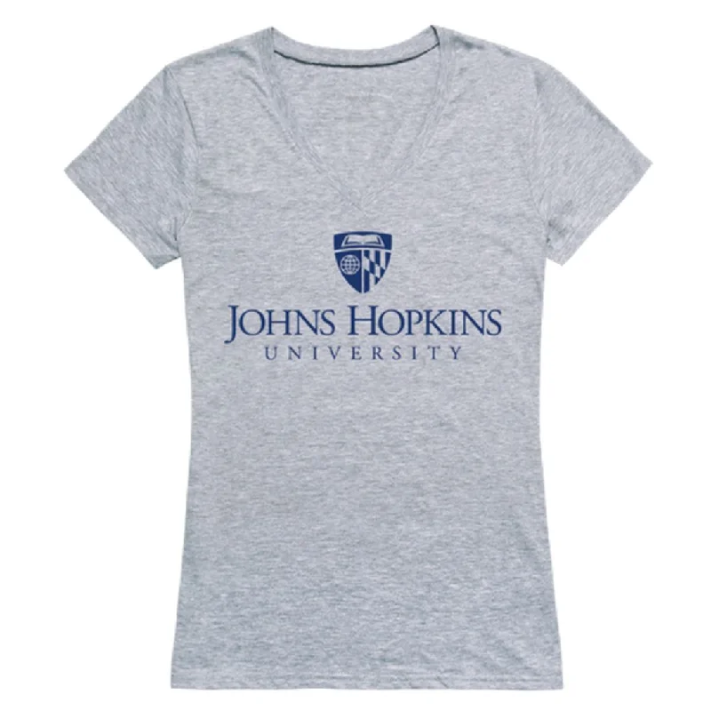 Johns Hopkins Blue Jays Womens Seal T-Shirt Knit Fabric Woven Fabric Fleece Fabric