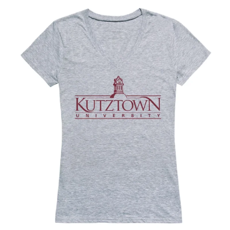 Kutztown Golden Bears Womens Seal T-Shirt Machine Wash Dry Clean Hand Wash