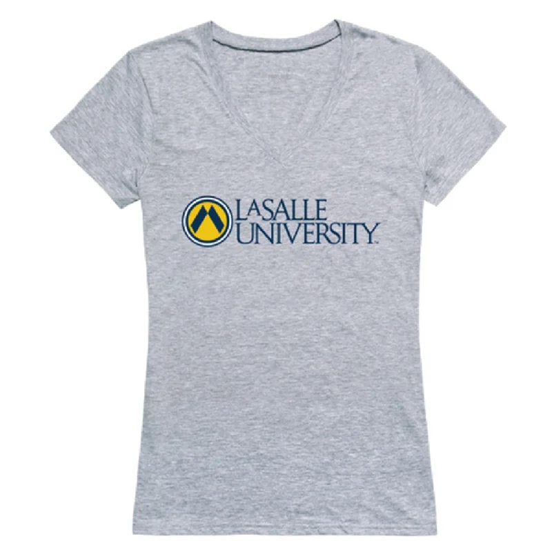 La Salle Explorers Womens Seal T-Shirt Layered Multi-layer Single Layer